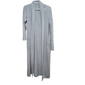 Restoration Hardware Cashmere Long Robe Cardigan S Gray AS IS